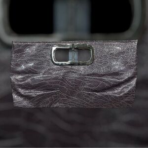 Giannini faux leather clutch